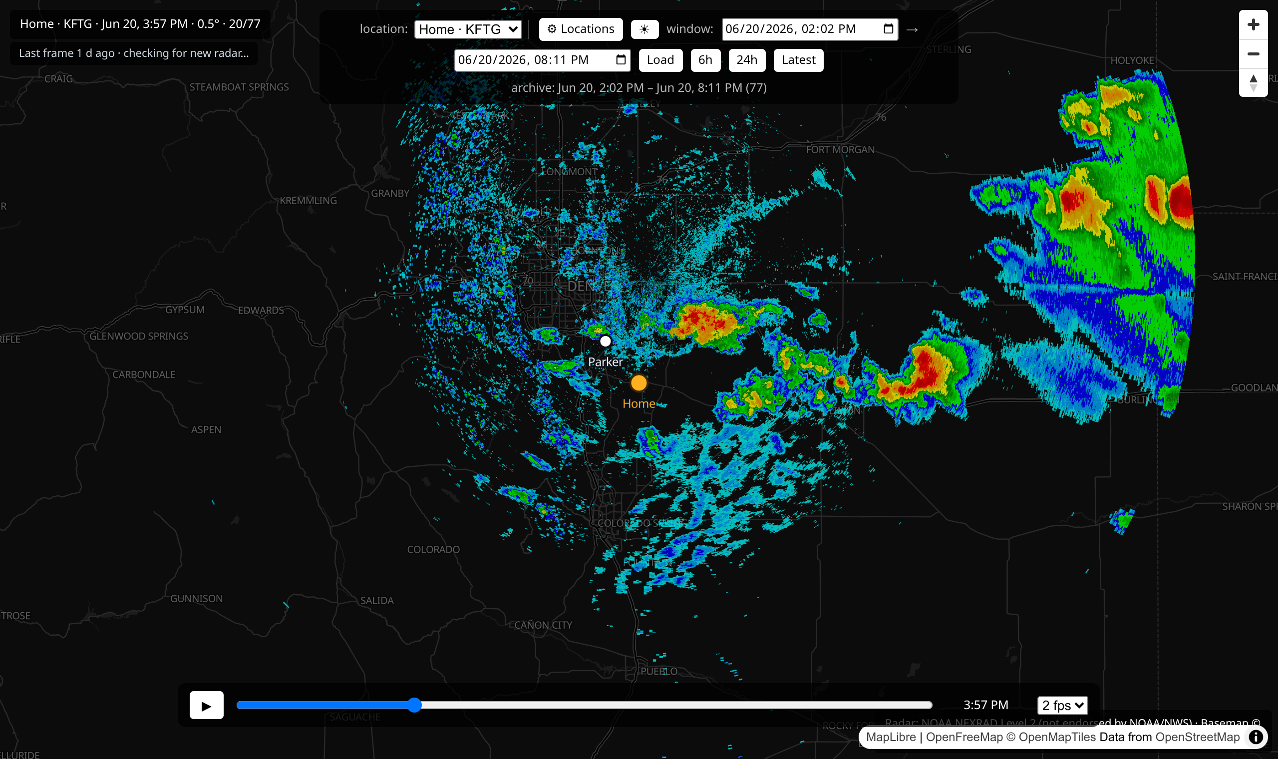 backscatter in dark mode